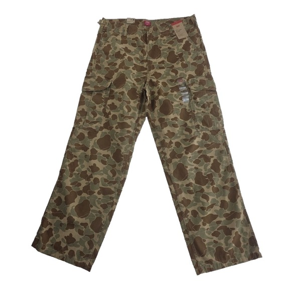 Levi's Other - Levi's‎ XX Cargo Baggy Camo Pants Men's 36x32 100% Cotton NEW Utility NWT 6 Pkts